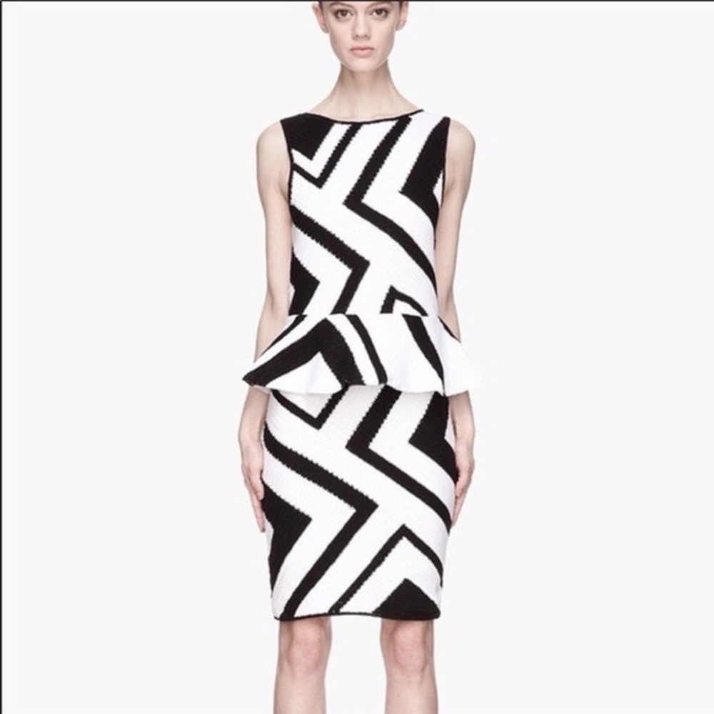 Alice & Olivia Printed Knee Length Dress